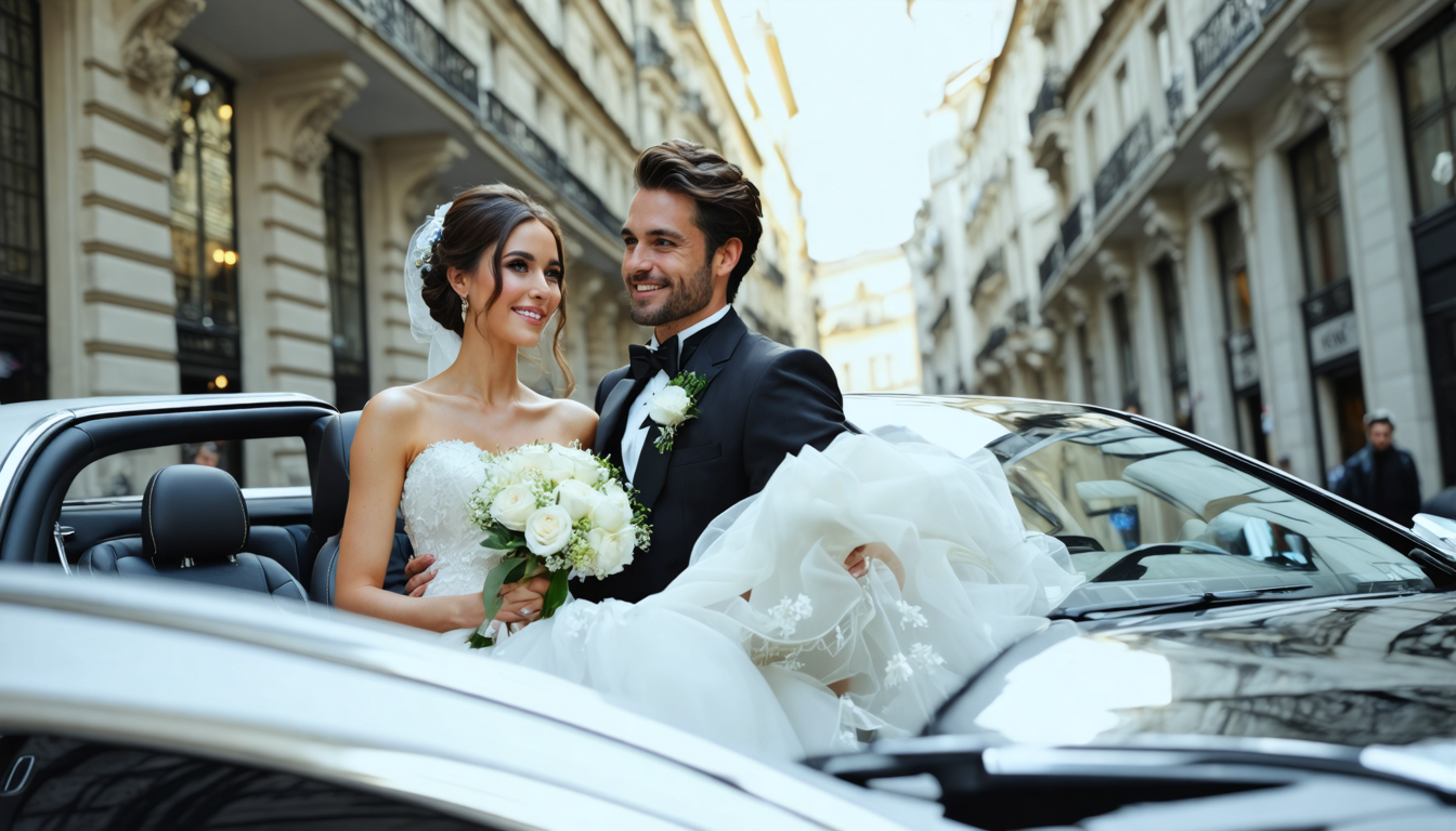 découvrez notre service de location de voiture pour mariages, alliant élégance et confort pour rendre votre journée inoubliable.